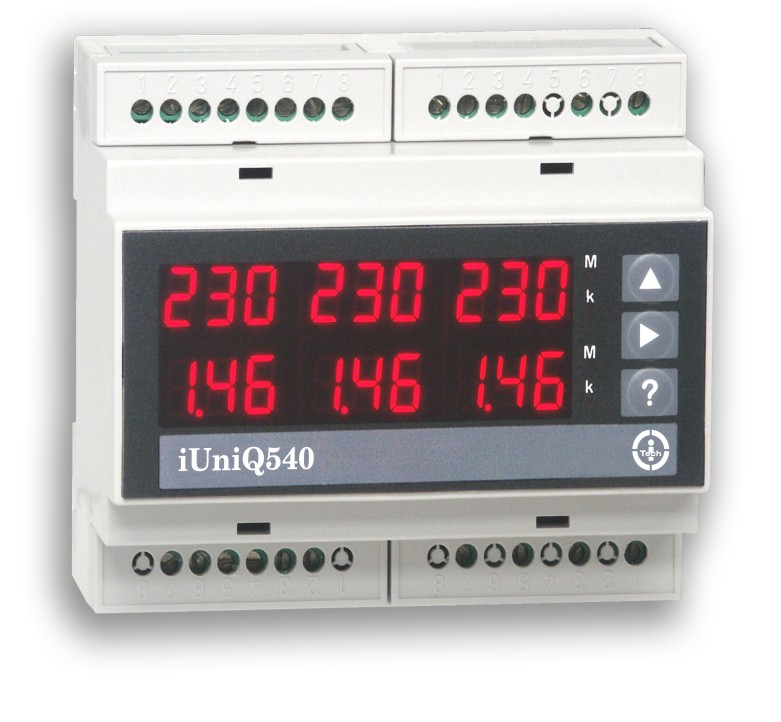 DIN Rail mounted LED power meter Multifunction meter energy meter